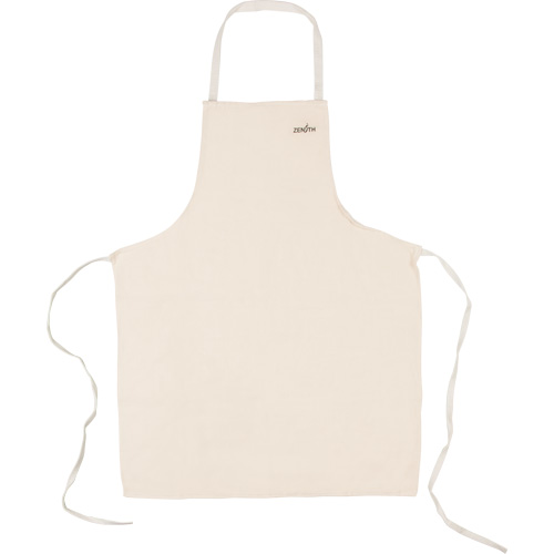 Apron, Cotton, 36" L x 29" W, Natural Oxymax Inc