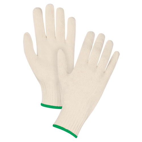Gants en tricot de poids lourd, Poly/coton, Calibre 7, Moyen Oxymax Inc
