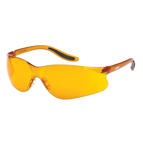 Z500 Series Safety Glasses, Orange Lens, Anti-Scratch, ANSI Z87+/Meets/Exceeds CSA Z94.3 Oxymax Inc