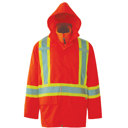 Vestes de s&eacute;curit&eacute; 3 en 1 Journeyman, Polyester, Orange haute visibilit&eacute;, Petit Oxymax Inc