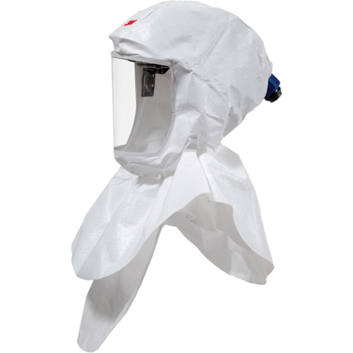 Cagoule Versaflo complet avec col interne et coiffe de premi&egrave;re qualit&eacute;, Universel, Coiffe souple, Bavette Double Oxymax Inc