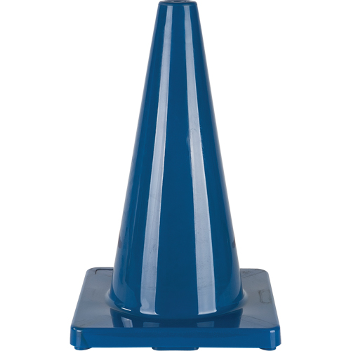 C&ocirc;ne de couleur pour la signalisation, 18", Bleu Oxymax Inc