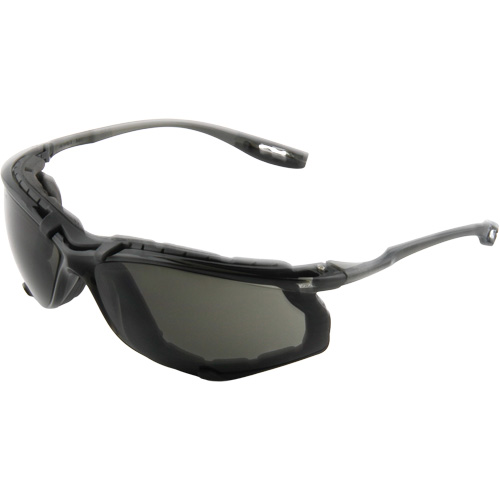 Virtua Safety Glasses with Foam Gasket, Grey/Smoke Lens, Anti-Fog, ANSI Z87+/Meets/Exceeds CSA Z94.3 Oxymax Inc