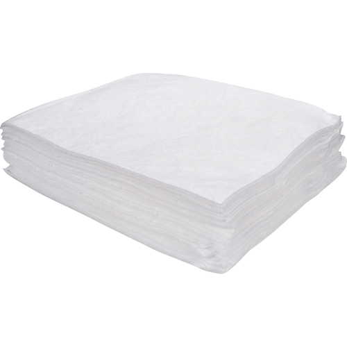 Premium Meltblown Sorbent Pads, Oil Only, 15" x 17", 8 gal. Absorbancy Oxymax Inc