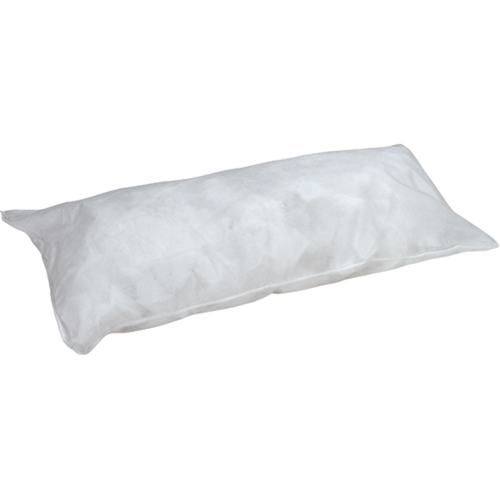 Sorbent Pillow, Oil Only, 18" L x 8" W, 25 gal. Absorbency/Pkg. Oxymax Inc