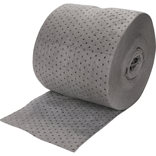 Premium Bonded Sorbent Rolls, Heavyweight, 150' L x 15" W, 25 gal. Absorbancy Oxymax Inc