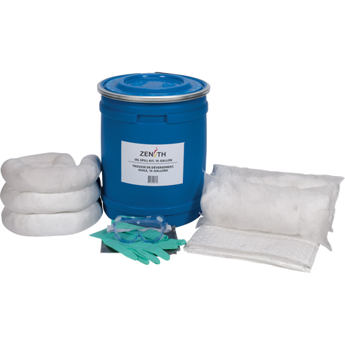 Premium Truck Spill Kit, Oil Only, Drum, 10 US gal. Absorbancy Oxymax Inc