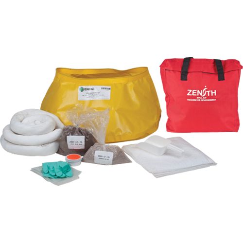 Premium Western Canada Spill Kit, Oil Only, Bag, 17 US gal. Absorbancy Oxymax Inc