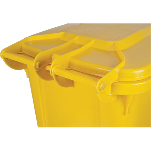 Yellow Mobile Container, Polyurethane, 63 Gallons/63 US gal. Oxymax Inc