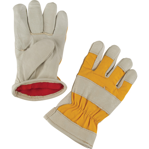 Premium Winter-Lined Work Gloves, 2X-Large, Grain Pigskin Palm, Foam Fleece Inner Lining Oxymax Inc