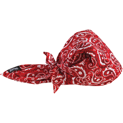 Bandeaux en triangle 6710CT de refroidissement en tissu de serviette Chill-Its, Rouge Oxymax Inc