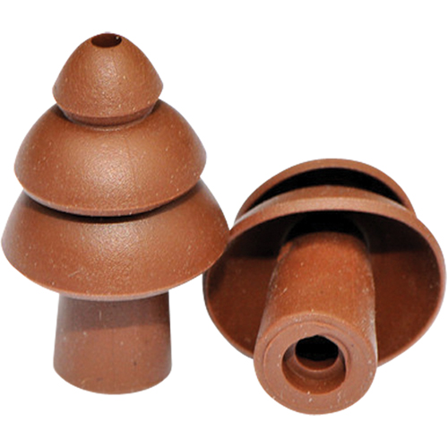 Embouts de rechange pour bouchons d'oreilles BattlePlugs, Sans cordon, Vrac - Sac en poly, 24 dB NRR, Grand Oxymax Inc