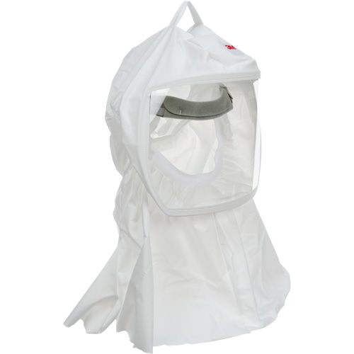 Cagoule Versaflo de haute durabilit&eacute; avec coiffe int&eacute;gr&eacute;e, Grand/Moyen, Coiffe souple, Bavette Simple Oxymax Inc