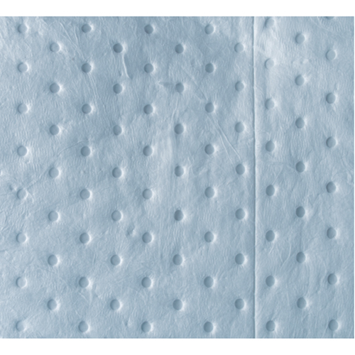 Premium Blue Bonded Sorbent Pads, Oil Only, 15" x 17", 15 gal. Absorbancy Oxymax Inc