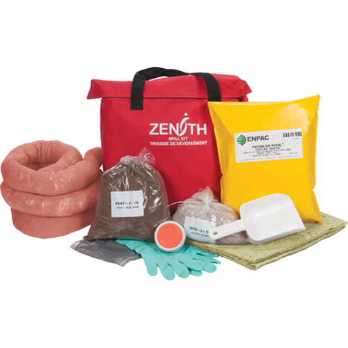 Premium Western Canada Spill Kit, Hazmat, Bag, 17 US gal. Absorbancy Oxymax Inc