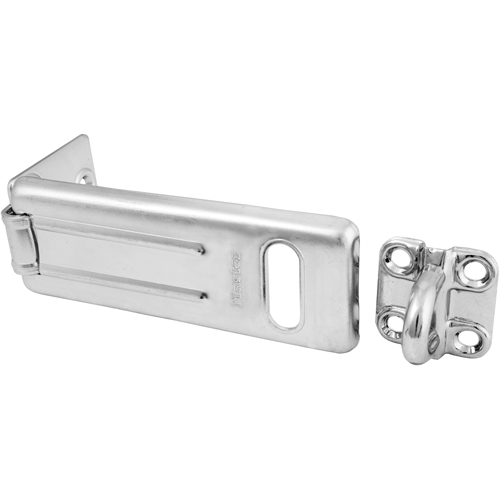 General Security Hardened Steel Hasp, Silver Oxymax Inc