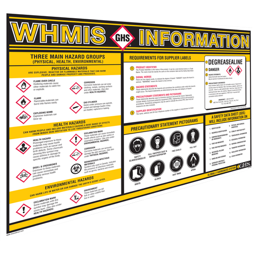 GHS Information Wall Charts Oxymax Inc