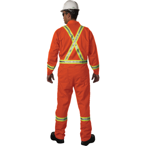 Westex UltraSoft&reg; Unlined Coveralls, Large, Orange Oxymax Inc