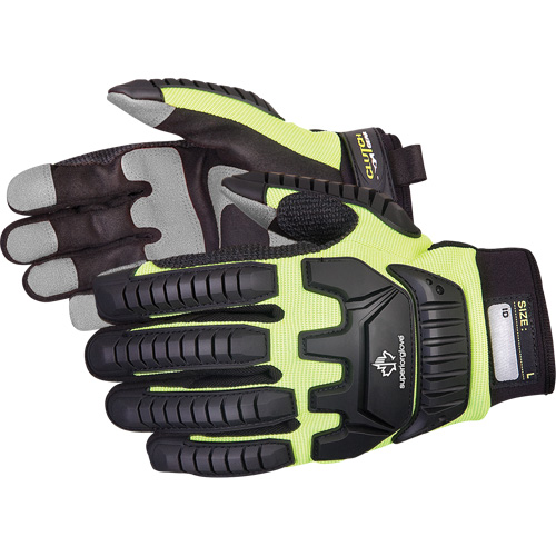 Gants de m&eacute;canicien r&eacute;sistants aux chocs Clutch Gear, Paume PVC, Taille Petit Oxymax Inc