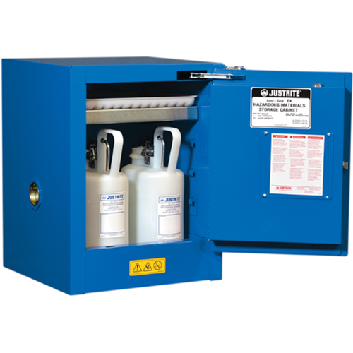 ChemCor&reg; Lined Hazardous Material Countertop Safety Cabinets, 4 gal., 17" x 22" x 17" Oxymax Inc