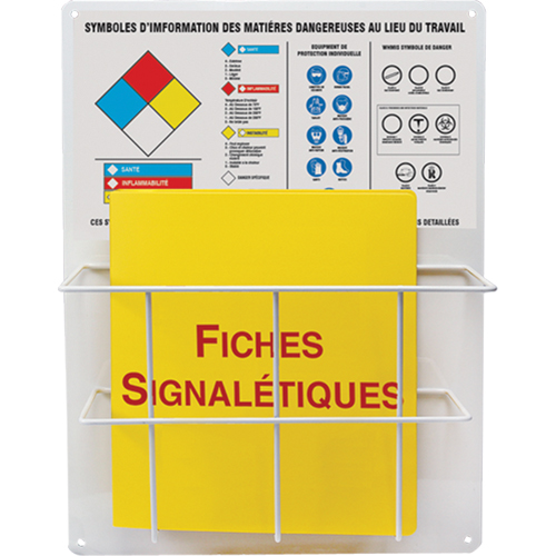 Panneaux de style panier pour mati&egrave;res dangereuses, Français, Compris reliures Oxymax Inc