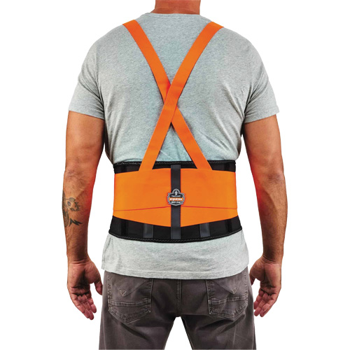 ProFlex 100HV Economy Spandex Hi-Vis Back Support Brace, Elastic, X-Small Oxymax Inc