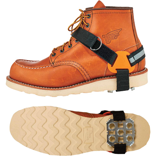 Crampons &agrave; glace de talon TREX 6315, Acier, Traction Plaque, Grand/Moyen Oxymax Inc