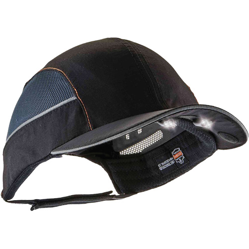 Casquette &agrave; bord long avec &eacute;clairage DEL Skullerz 8960, Noir Oxymax Inc