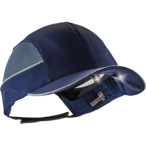 Casquette &agrave; bord long avec &eacute;clairage DEL Skullerz 8960, Bleu marin Oxymax Inc