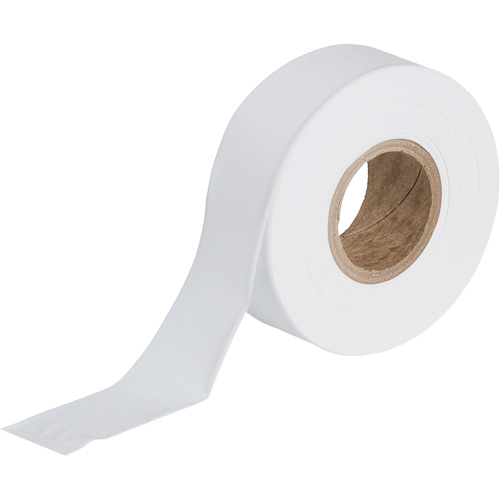Flagging Tape, 1.188" W x 300' L, White Oxymax Inc