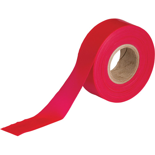 Flagging Tape, 1.188" W x 300' L, Red Oxymax Inc