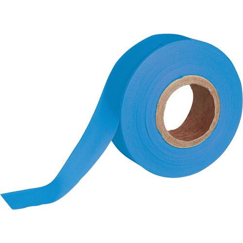 Flagging Tape, 1.188" W x 150' L, Fluorescent Blue Oxymax Inc