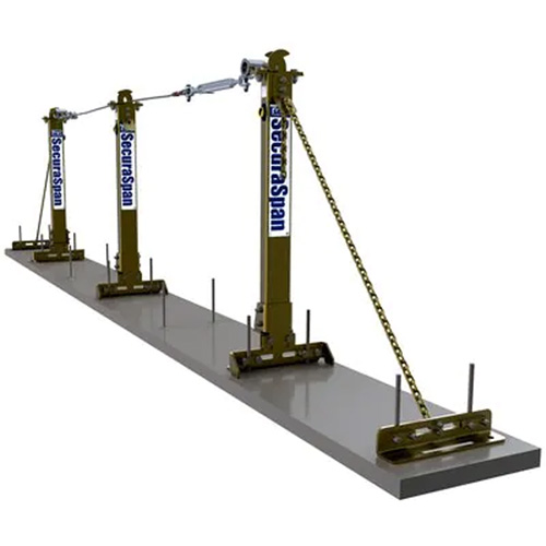 SecuraSpan Loop Rebar Horizontal Lifeline System Oxymax Inc