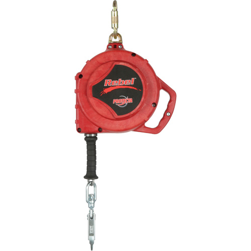 Cordage de s&eacute;curit&eacute; autor&eacute;tractable Rebel, 50', Acier inoxydable, Pivotant Oxymax Inc
