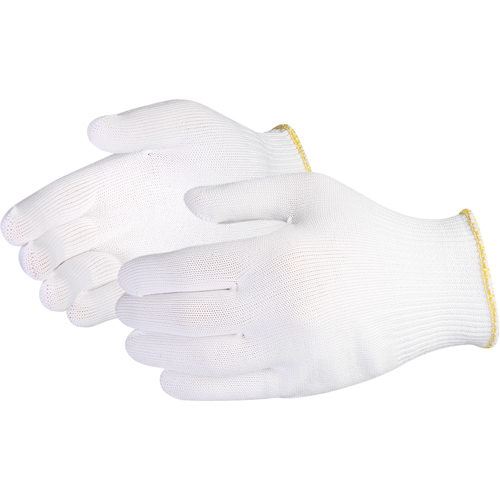 Sure Knit Filament Low-Lint String-Knit Glove, Nylon, Knit Wrist Cuff, Small Oxymax Inc