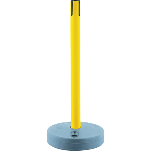 Tensabarrier ext&eacute;rieur - poteaux r&eacute;cepteurs, Hauteur de 37", Jaune Oxymax Inc