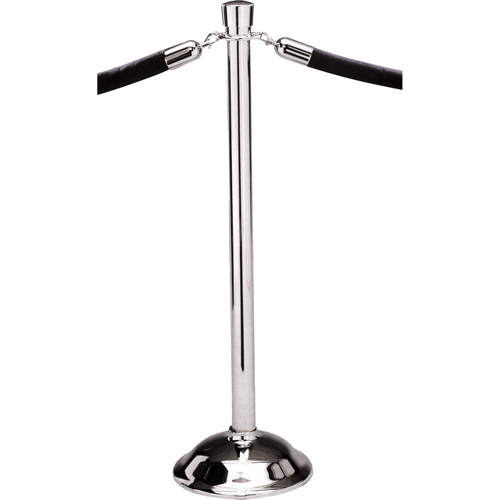 Poteaux portatifs, Hauteur de 39", Chrome poli Oxymax Inc