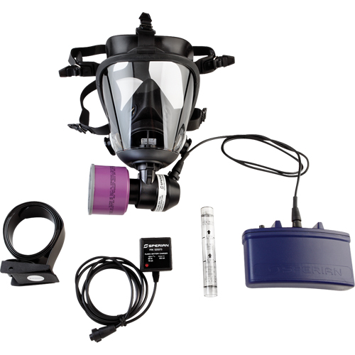 PR500 Series Face Mount PAPR, Facepiece Respirator, NiCd Battery Oxymax Inc