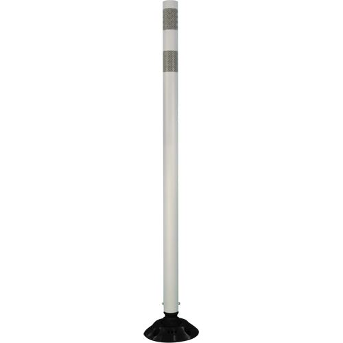 Impact Resistant Delineator, 48" H, White Oxymax Inc