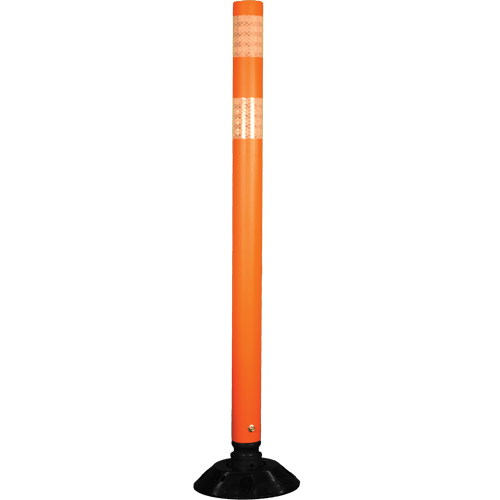 D&eacute;lin&eacute;ateur r&eacute;sistant aux impacts, 36" h, Orange Oxymax Inc