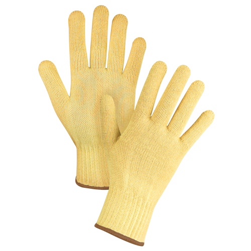 Gants tricot&eacute;s sans couture, Taille Grand/9, Calibre 7, Enveloppe en Kevlar, ASTM ANSI niveau A2/EN 388 niveau 3 Oxymax Inc