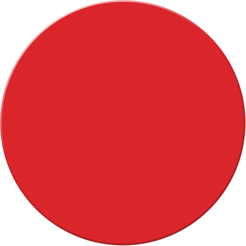 Marqueurs all&eacute;g&eacute;e/5S Armor Stripe, Cercle, 6" lo x 6" la, Rouge, Plastique Oxymax Inc