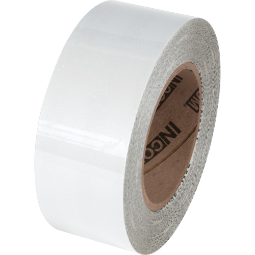 Ruban de marquage pour plancher Tuff Mark, 4" x 100', Polyester, Blanc Oxymax Inc