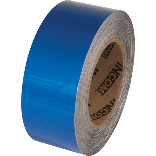Ruban de marquage pour plancher Tuff Mark, 4" x 100', Polyester, Bleu Oxymax Inc