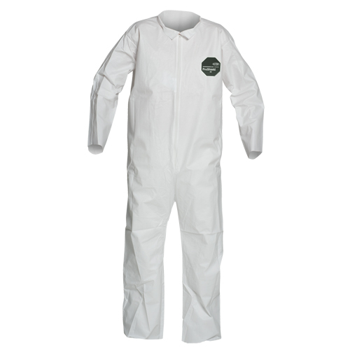 ProShield&reg; 50 Coveralls, 2X-Large, White, Microporous Oxymax Inc