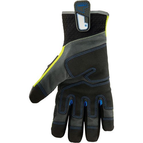 ProFlex&reg; Performance Dorsal Impact-Reducing Gloves + Thermal WP, Small, Suede Palm, Safety Cuff Oxymax Inc