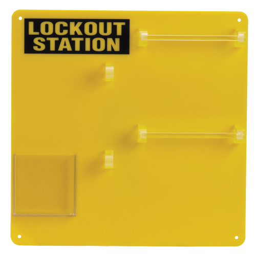 Lockout Board, 12 Padlock Capacity, Padlocks Not Included Oxymax Inc