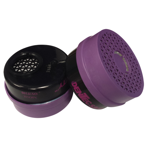 Cartouche pour respirateur, Combinaison cartouche et filtre contre les particules pour gaz/vapeurs, Vapeur organique/Filtre P100 Oxymax Inc