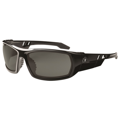 Skullerz&reg; Odin Safety Glasses, Grey/Smoke Lens, Anti-Scratch, ANSI Z87+/Meets/Exceeds CSA Z94.3 Oxymax Inc
