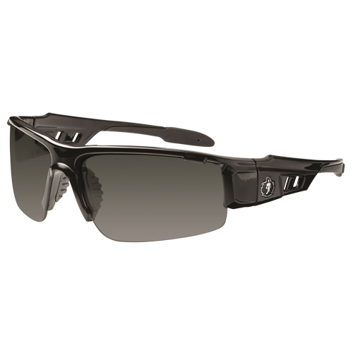 Lunettes de s&eacute;curit&eacute; Skullerz Dagr, Lentille Grise/fum&eacute;e, Anti-&eacute;gratignures, ANSI Z87+/R&eacute;pond ou surpasse la norme CSA Z94.3 Oxymax Inc